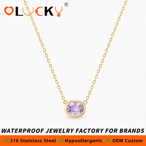 Delicate-Birthstone-Bezel-CZ-Oval-Pendant-Necklace01