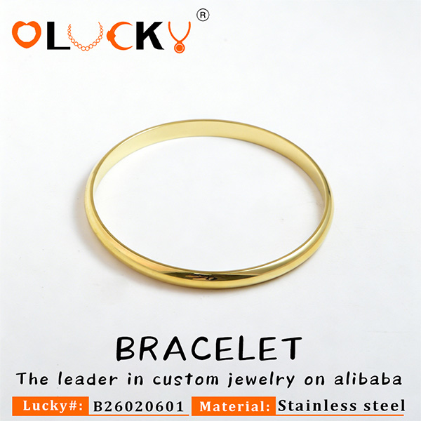 Gold-Tone-Waterproof-Classic-Chunky-Bangle-Bracelet01