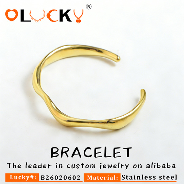Style-Simple-Style-Irregular-Sculpted-Wave-Stainless-Steel-18k-Gold-Plated-Cuff-Bracelets-01